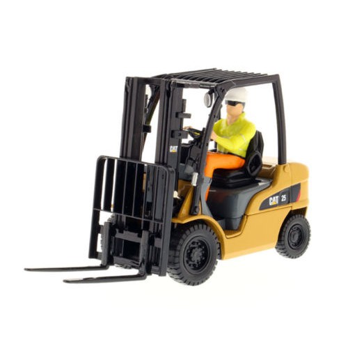  Miniatur  Truk  Forklift deicast Warna  Kuning Skala 1 25 