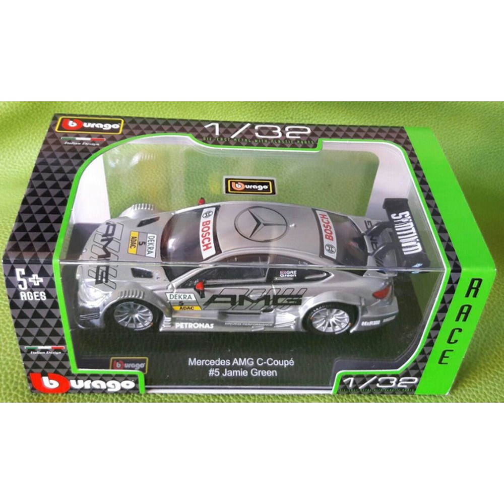 Diecast bburago 1 32 Mercedes amg c coupe 3 jamie green