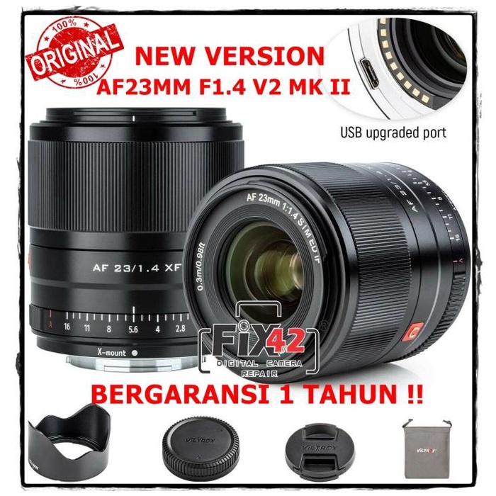 Lensa Viltrox Viltrox 23Mm F1.4 Xf Stm For Fuji Fujifilm X-Mountcamera