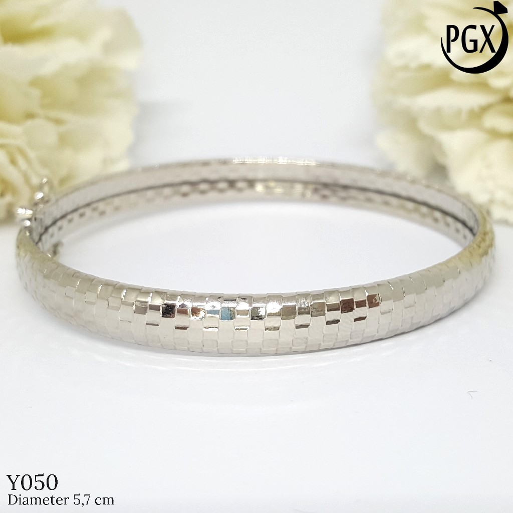 PGX Gelang Xuping Wanita Bangkok Bangle Aksesoris Perhiasan Lapis Emas - Y050