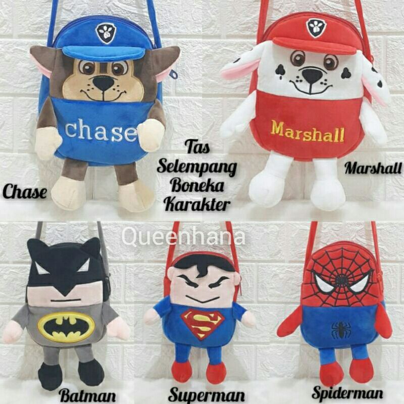 Tas Selempang Anak Karakter Tas Selempang Boneka Lucuk