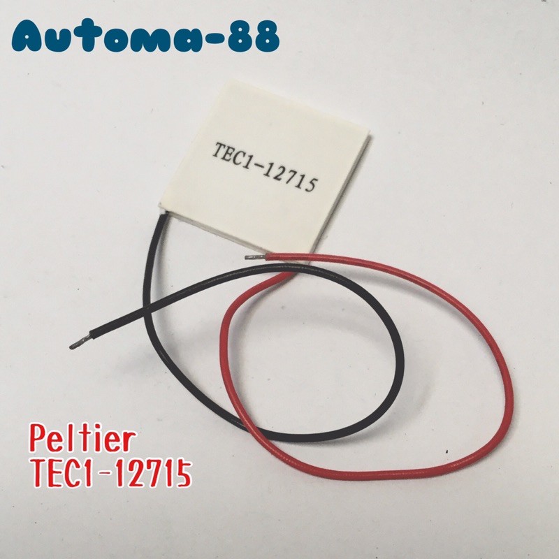 Peltier TEC1-12715 thermoelectric element CPU cooler DC 12V Elemen keramik panas dingin 12715