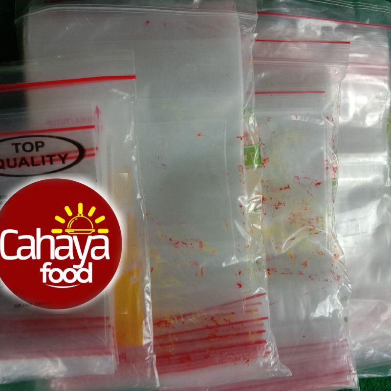 

plastik pouch klip zipper berbagai ukuran