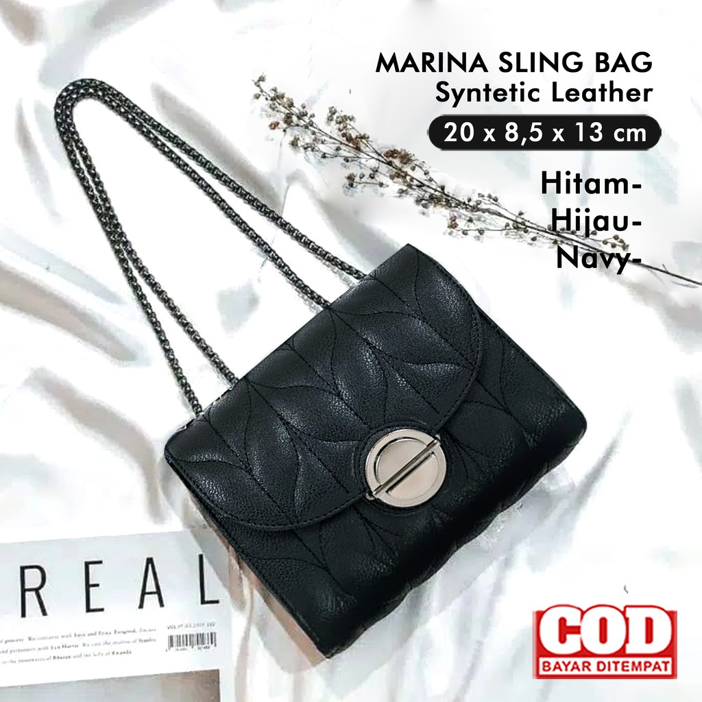 M01MRN Tas Wanita Import Batam Kondangan Elegan Buat Pergi Selempang Kecil Premium Korea Trendy Pest