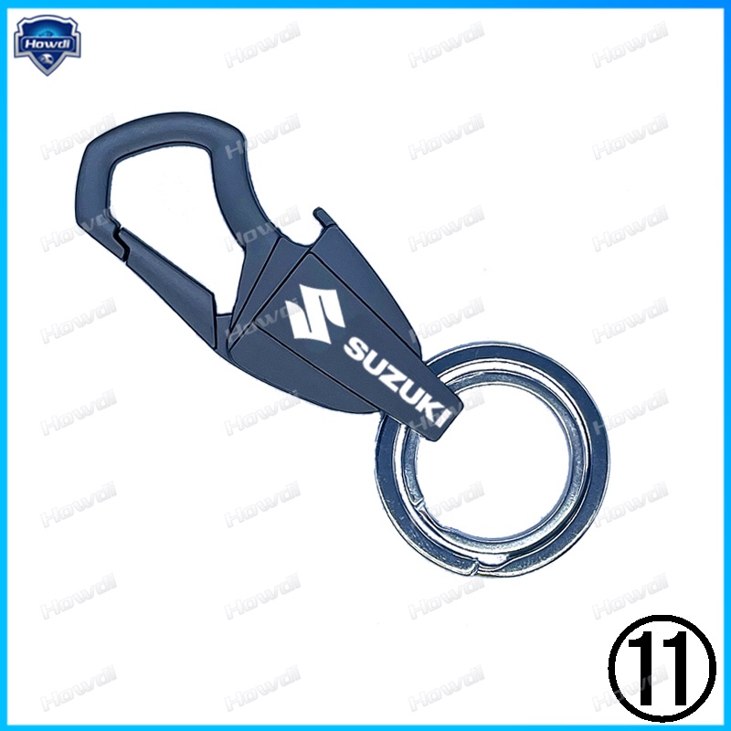 Set Gantungan Kunci Kreatif Bahan Metal Dengan logo Suzuki