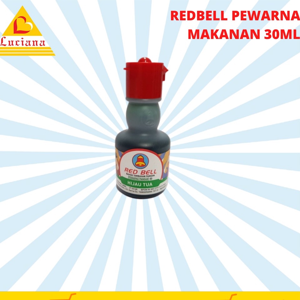 PEWARNA MAKANAN RED BELL 30ML - REDBELL PEWARNA MAKANAN CAIR MINUMAN - FOOD COLORING