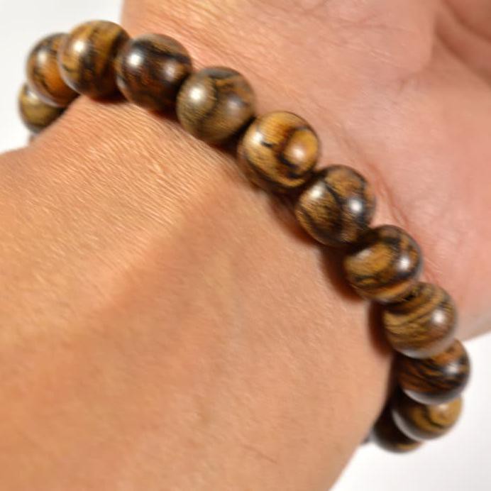 Gelang Kayu Gaharu Zebra 10 Mm