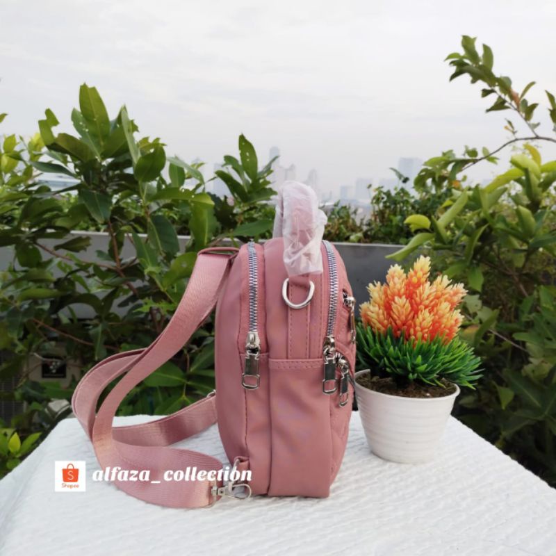 tas wanita ransel mini 3in1 res 2 depan