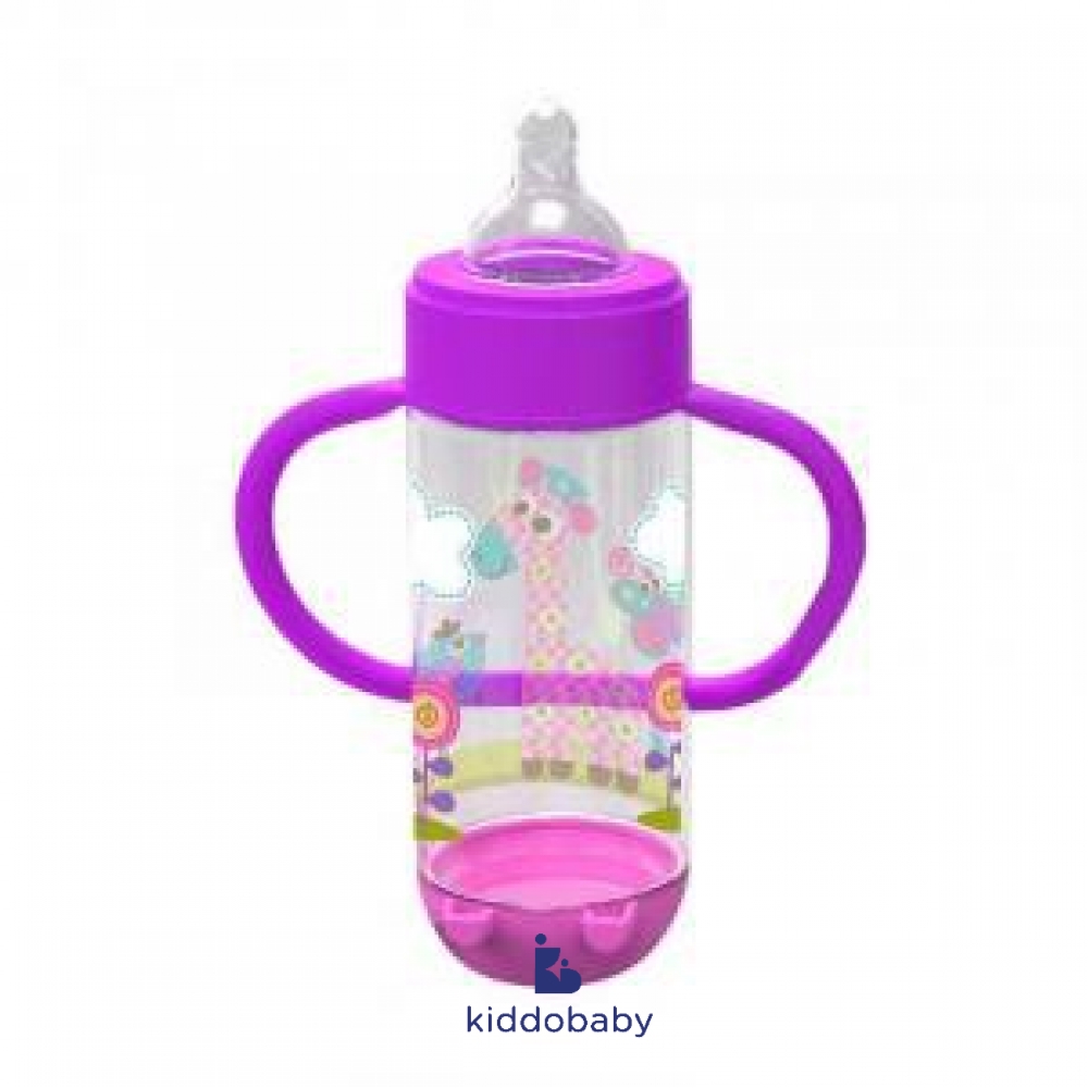 Baby+Safe Feeding Bottle Wide Neck 250ml - Pink