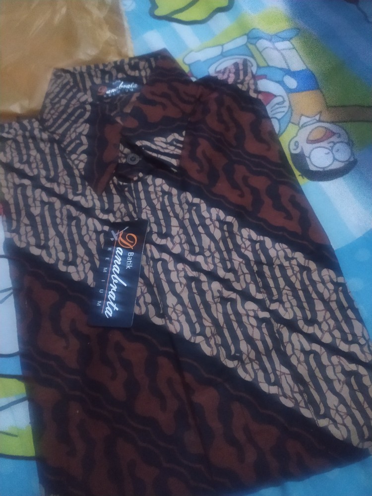 Batik Lengan Panjang Batik Danabrata Kemeja Batik Motif Seno Parang Size M L Xl Xxl Model Regular