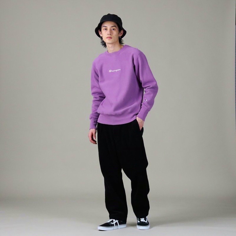 Crewneck Champion / Sweater Champion Mini Script Bordir Original Japan market ( C3-S011 )