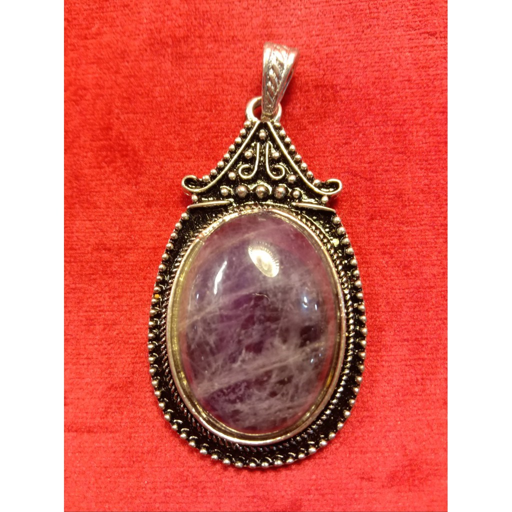 Liontin Akik Ungu (Kecubung) A