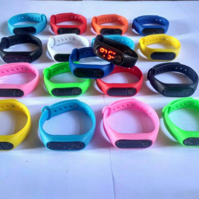 Jam Tangan Band watch - Jam Tangan Led sport MI
