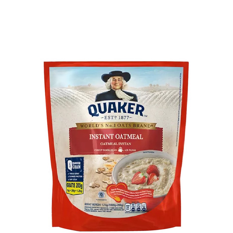 

Quaker instant outmeal merah 1,2kg