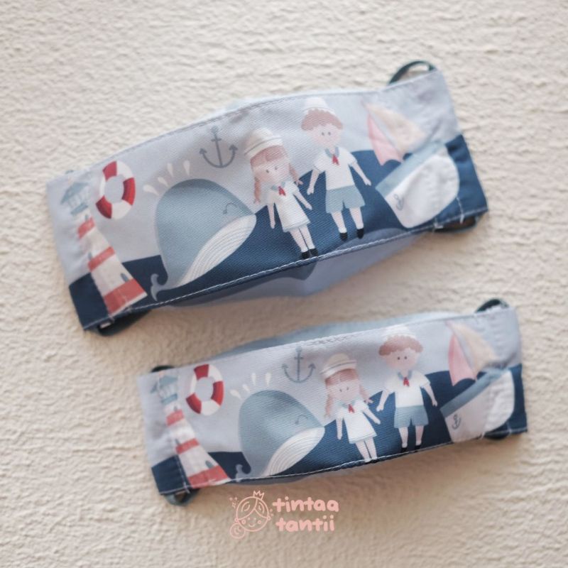 MASKER WAJAH LUCU SAILOR