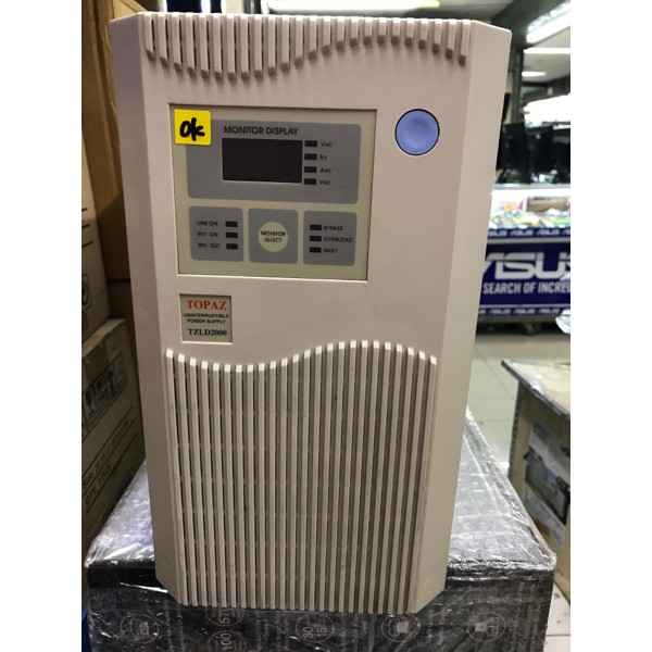 [ GO-SEND ] UPS TOPAZ 2000VA ON LINE PURE SINE WAVE