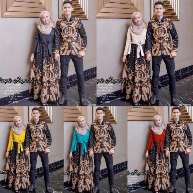 Couple Batik Maxi Dress Gamis Primiss 2593 Original