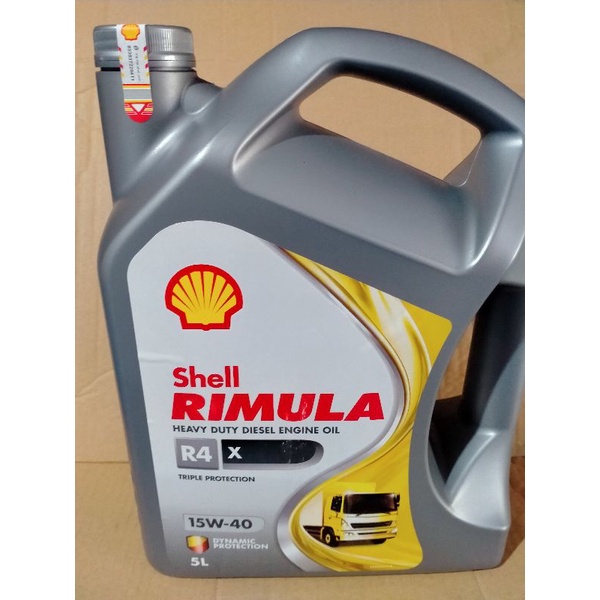 Shell Rimula R4X 15W-40  Oli Diesel 5liter