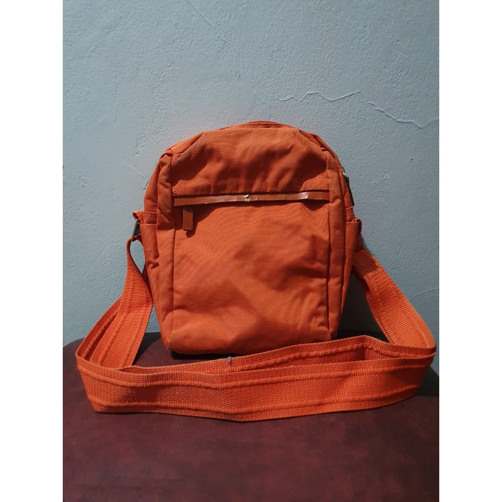 [PRELOVED] Dress United Colors of Benetton Orange Sling Bag ORI