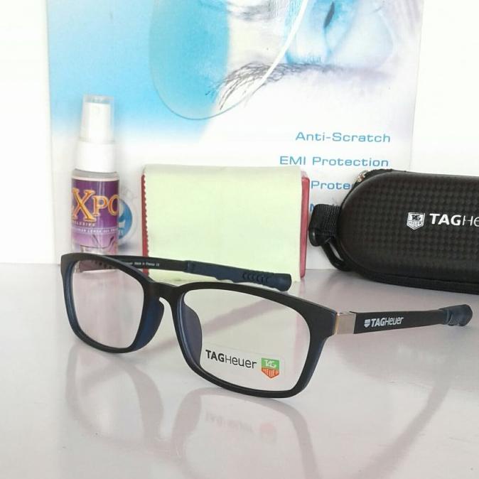 Promo Frame Kacamata Tag Heuer 0520 Blk/ Kacamata Minus/Kacamata Olahraga. Termurah