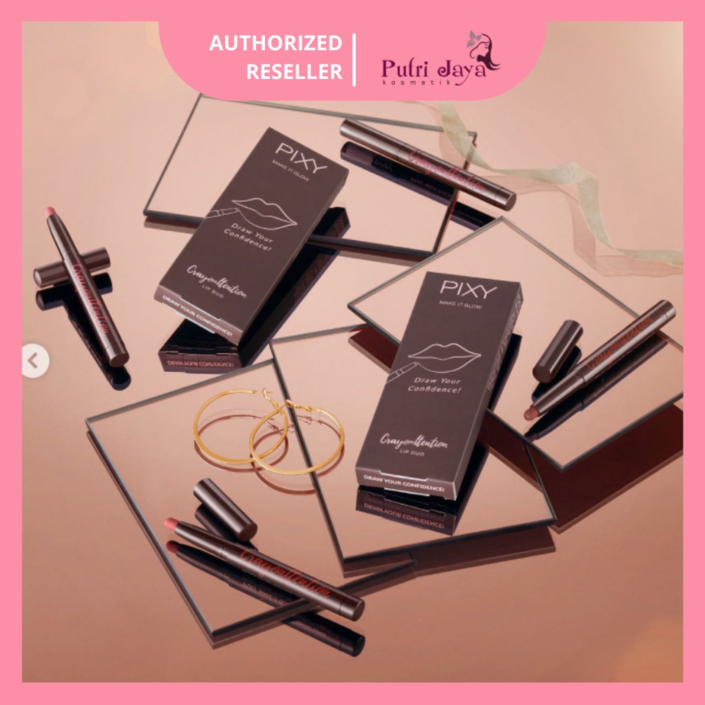 Pixy Crayonttention Lip Duo (Bisa Cod)