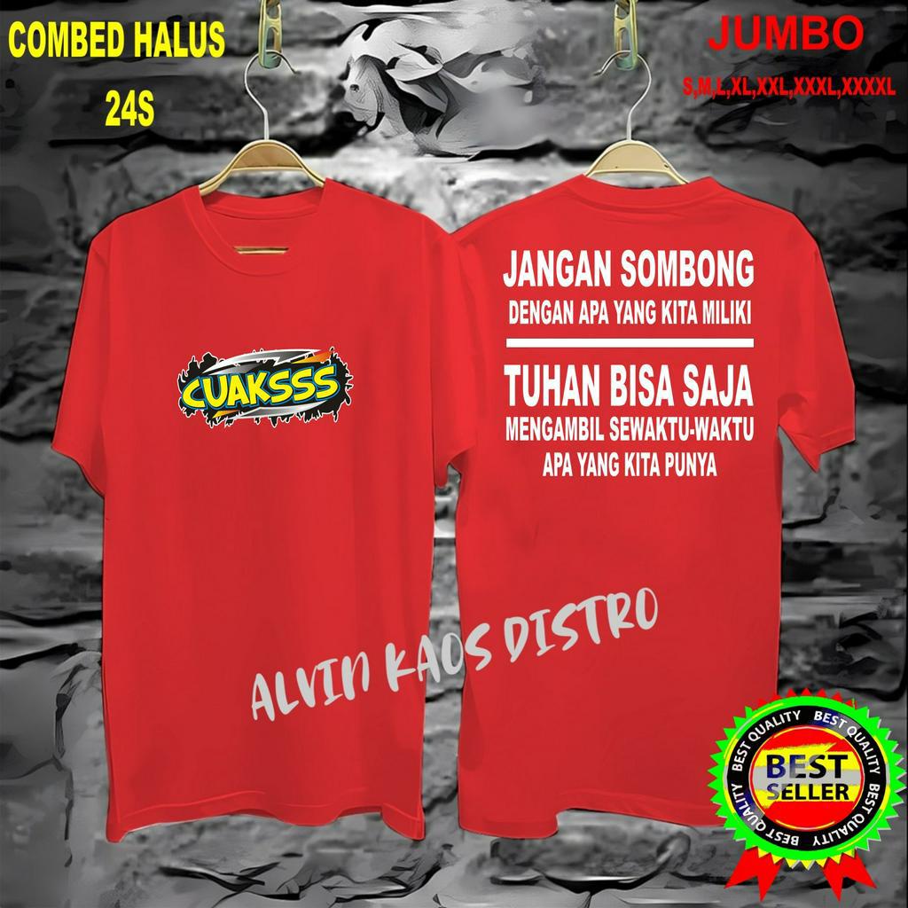 Cod/Kaos DB CUAKS JANGAN SOMBONG Kaos Terlaris Kualitas Terjamin Kaos Pria Distro Hits2022/Kaos Murah Kaos Cotton 30s Kaos katun/Kaos Bergambar Kaos Distro Kaos Pria Dan Wanita Kaos Kata2 Lucu Kaos Viral/Kaos Promo/Best Seller