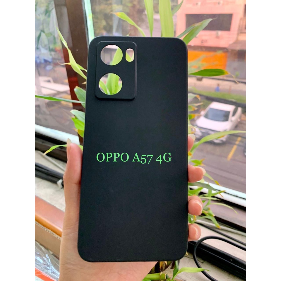 SoftCase Macaron BLACK Oppo Reno 8 5G / OPPO A77S / Reno 8 Pro 5G / A57 4G 2022 / Reno 6 4G TPU Full Black matte Protection Camera Non Slip