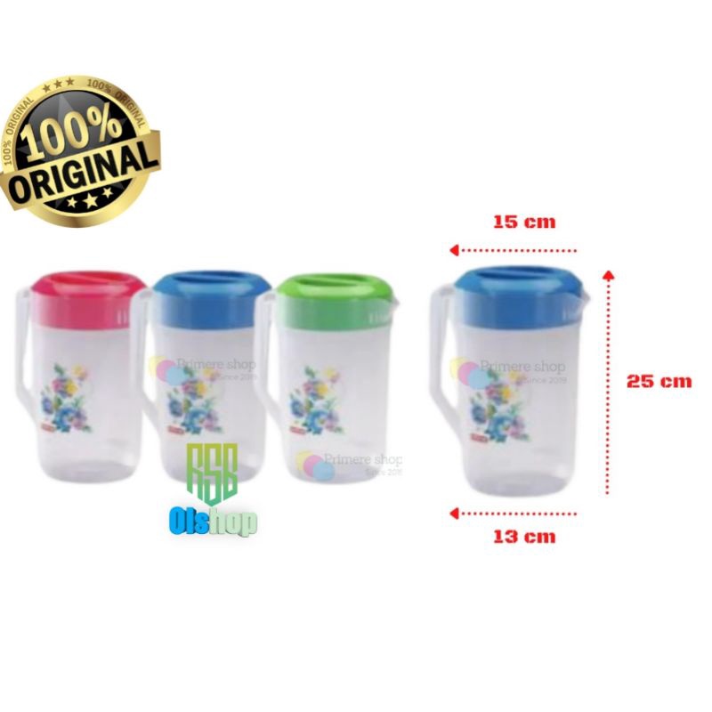 TEKO PLASTIK BESAR JUMBO/TEKO PLASTIK 4 LITER/TEKO MOTIF BUNGA