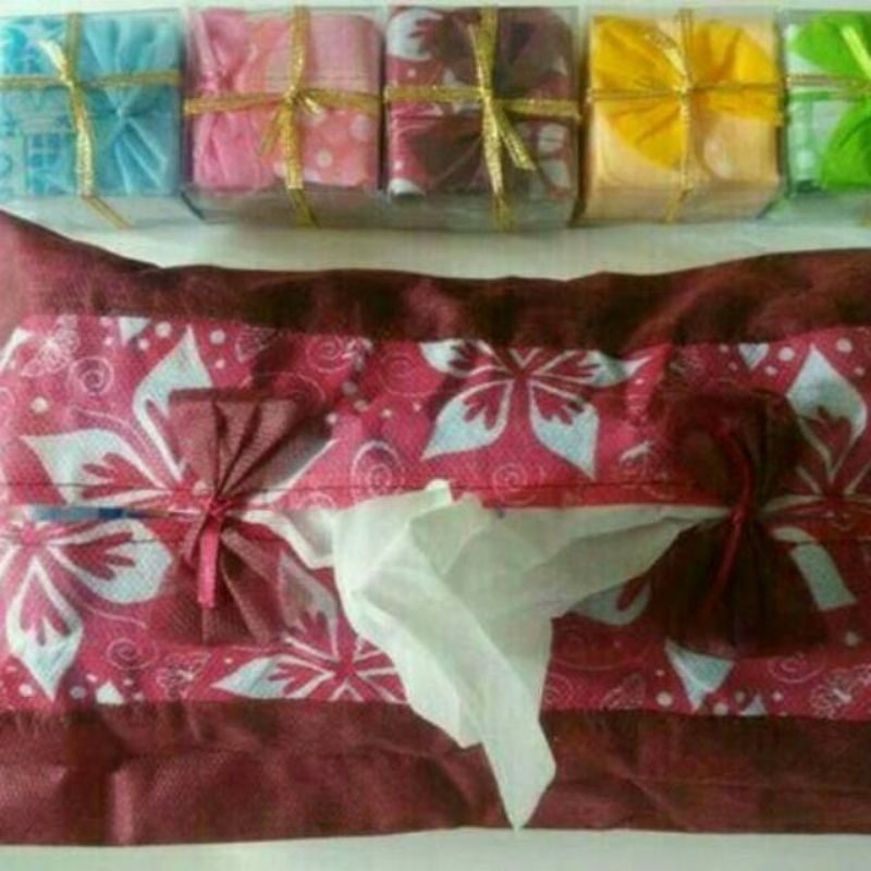 Isi 50 pcs Tempat Tissu Puring Mika