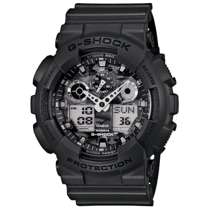 CASIO G-SHOCK GA-100CF-8A / GSHOCK GA100CF ORIGINAL -  GARANSI RESMI