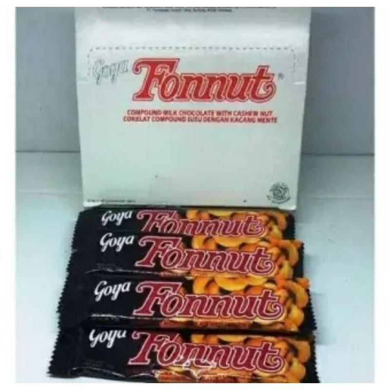 

Goya Fonnut Milk Nut Cokelat 1Box Isi 24Pcs @12Gram