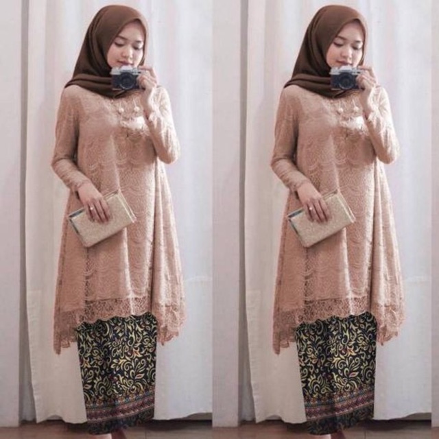 RESTOCK 8 warna Set Safitri Kebaya Adelia / Kebaya tunik wanita modern terbaru
