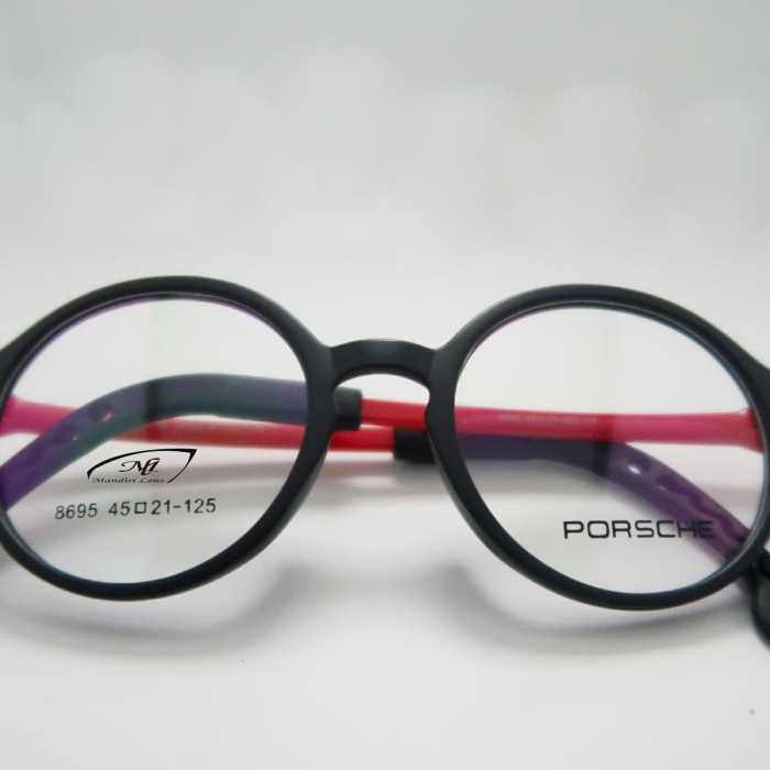 Frame Kacamata Minus Anak 8695 Merah - Frame Only