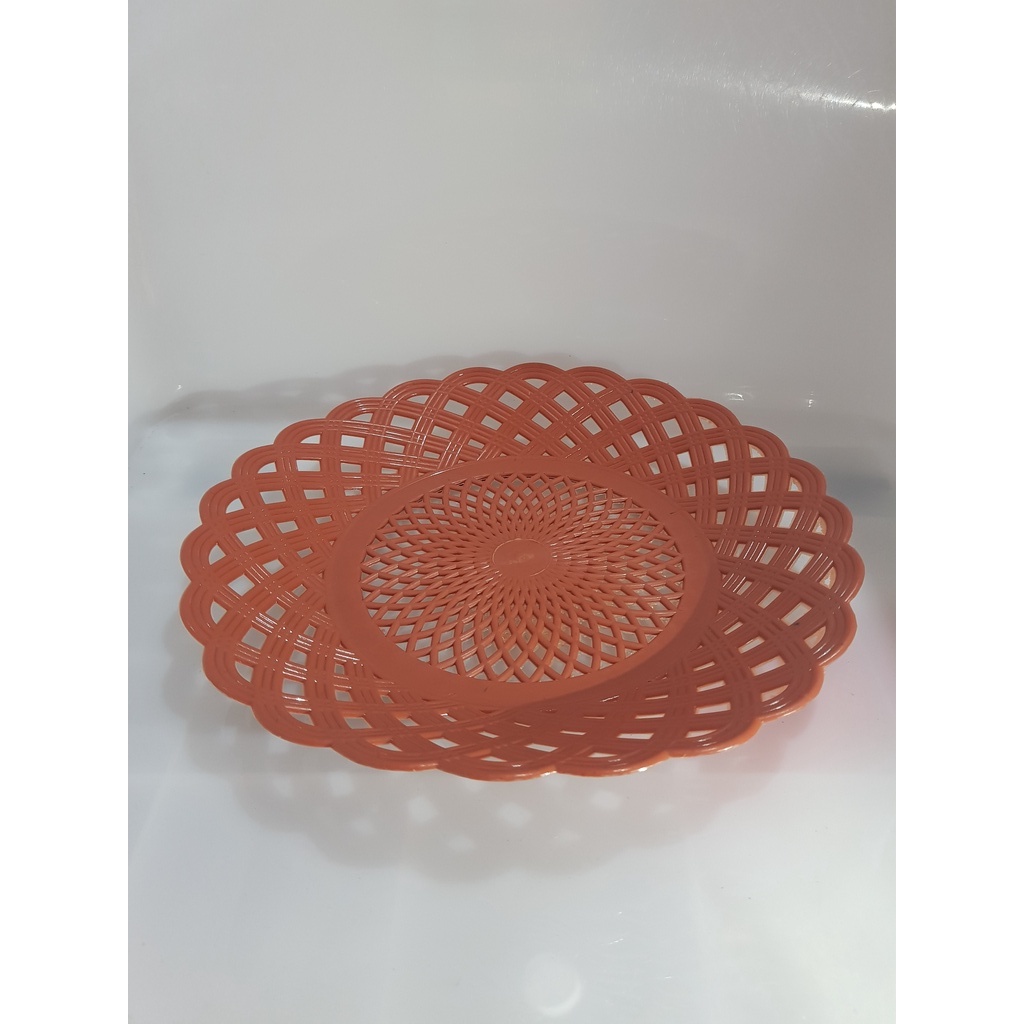 Piring Plastik Anyam Murah / Piring Tatakan Plastik Anyam / Piring Tatakan RM