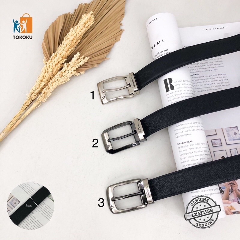 Ikat Pinggang Pria Sabuk Kulit ASLI Sabuk Tusuk Import 4 - 67