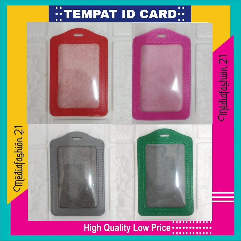 

TEMPAT ID CARD KULIT SINTETIS / CARD HOLDER KULIT PU LEATHER (HRG. GROSIR)