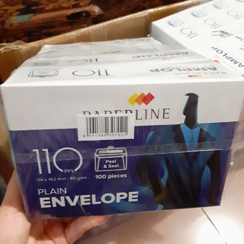

amplop putih PAPERLINE 110pps 80gsm 114x162mm peel&seal 100pcs