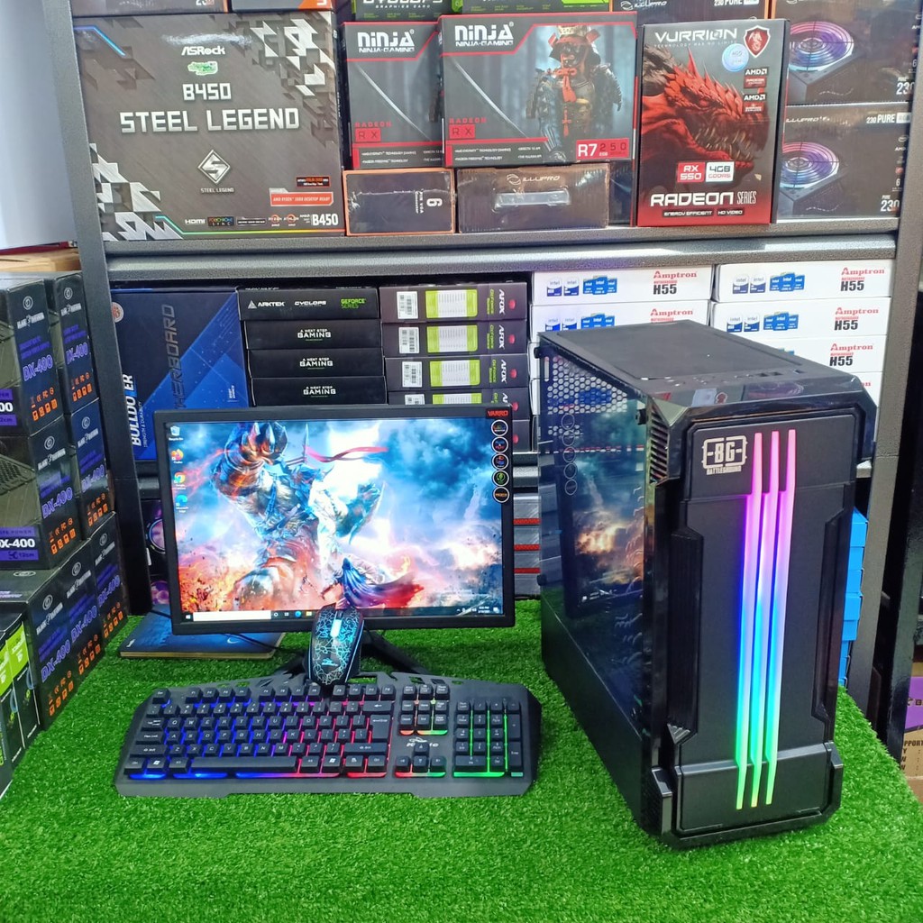 Pc Gaming Editing Core i5 - Memory 16 Gb - Hdd 500 Gb - Vga  2 Gb - Ssd 128 Gb Monitor Fullset