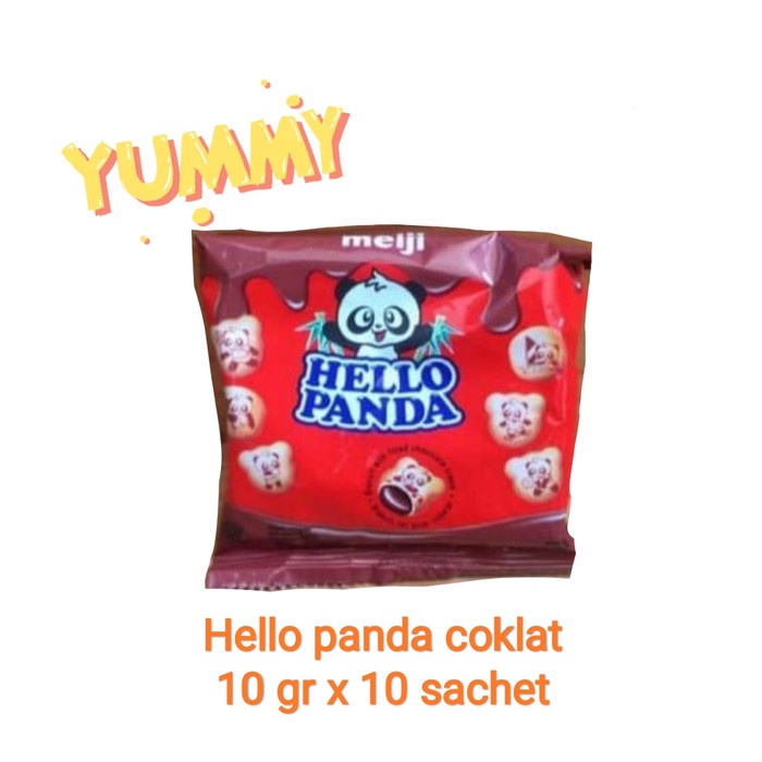 

Wafer-Biskuit- Hello Panda Biskuit Coklat 10 Gr X 10 Bungkus -Biskuit-Wafer.