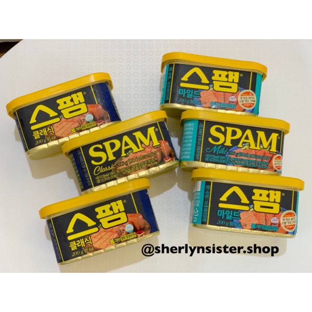 

Spam Korea Classic, Mild dan Cheese