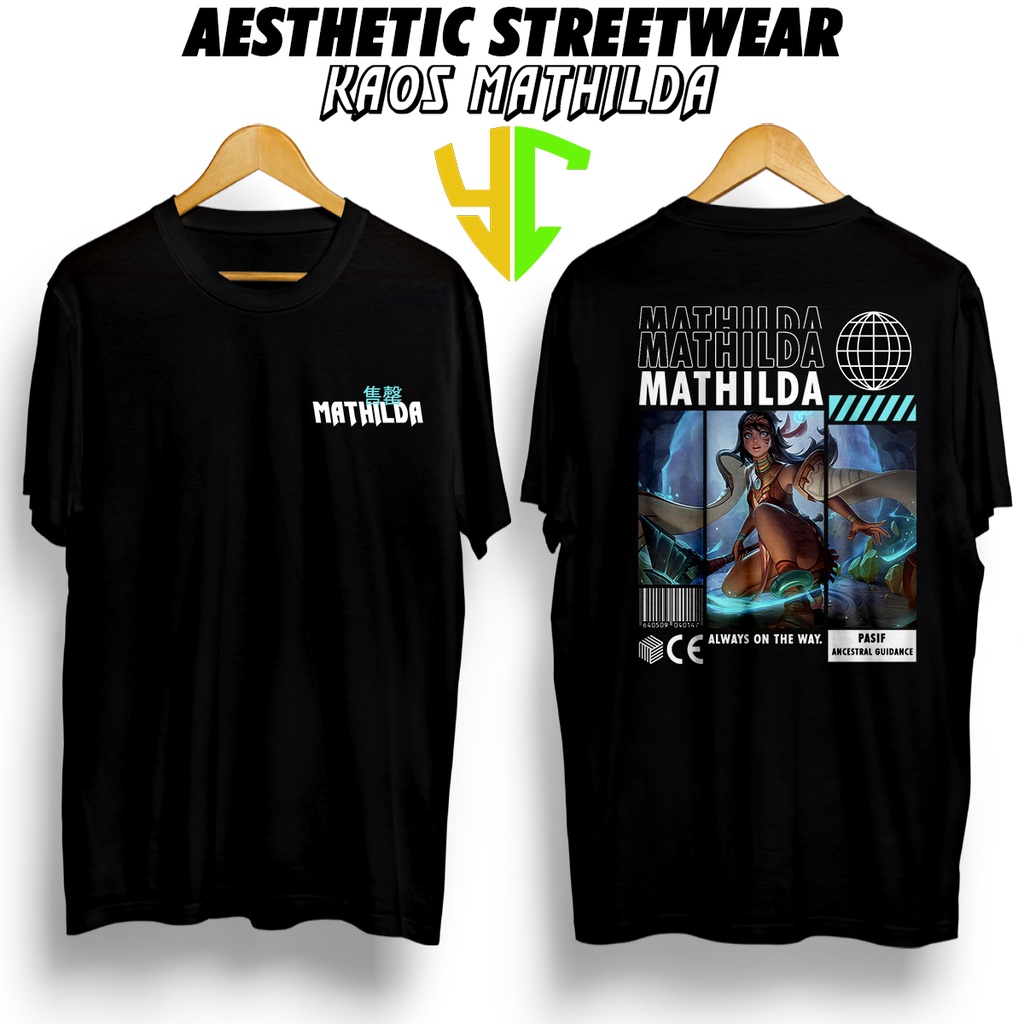 YC Kaos StreetWear Hero ML (MATHILDA) Bisa Request Hero, Kaos Pendek Pria Kaos Premium Kaso Streetwe