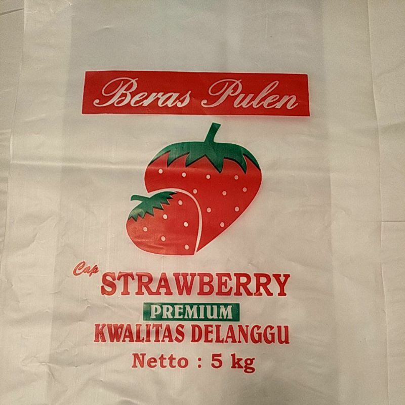 

Plastik beras strawberry premium 5kg (1pak isi 100 lembar)