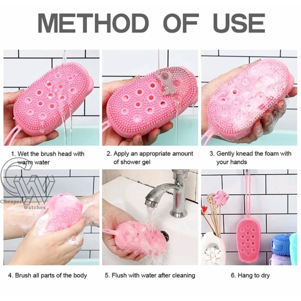 Cheaper-Spons Mandi Bath Sponge Sabun Batang Cair 2 In 1 Sikat Spons Badan