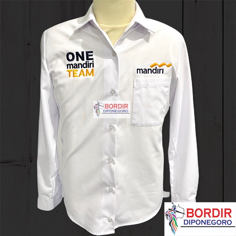 BAJU ONE TEAM MANDIRI | SERAGAM MANDIRI ONE TEAM PREMIUM QUALITY | KEMEJA MANDIRI ONE TEAM | KEMEJA 