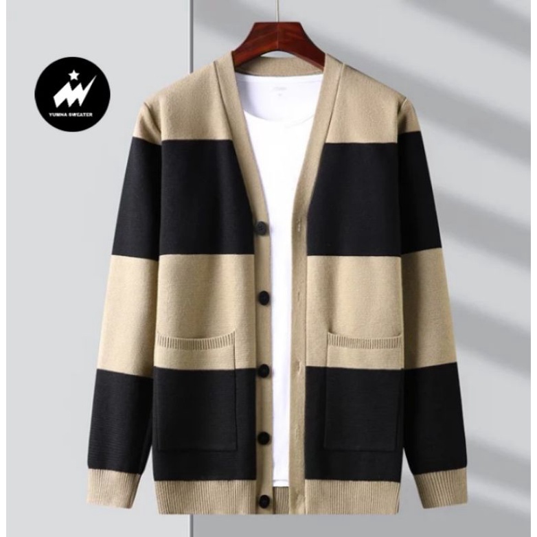 sweater rajut kardigan BTS TAEHYUNG cotton combed premium