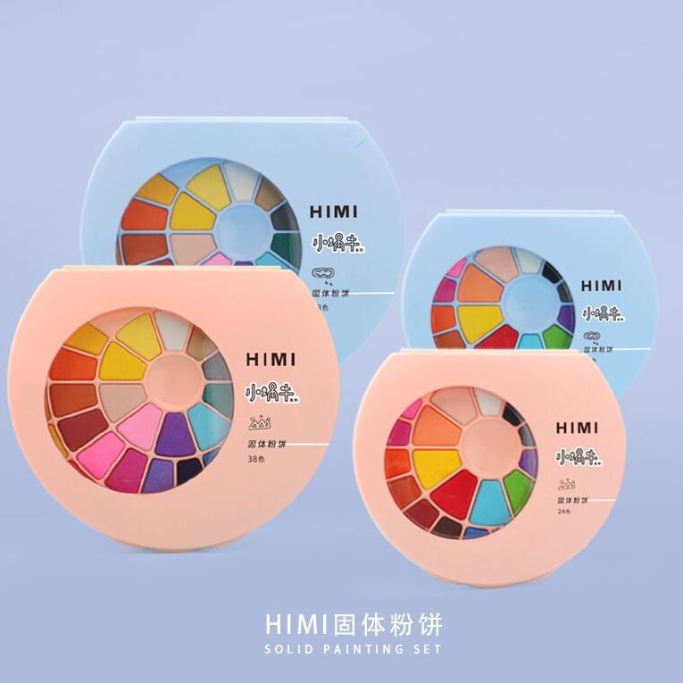 

M@s!hS R3ady.Miya Himi Solid Watercolor Set with Brush Kodhe2S9