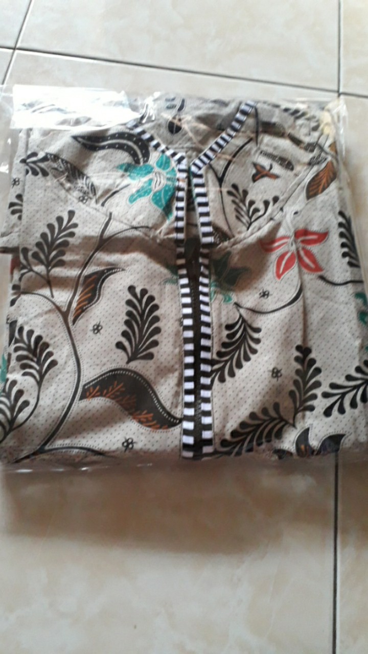 Atasan Batik Blouse Seragam Batik Solo Batik Kantor Baju Batik Wanita