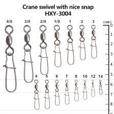 BLOOD NICE SNAP With CRANE SWIVEL (Color BLACK CHROME)