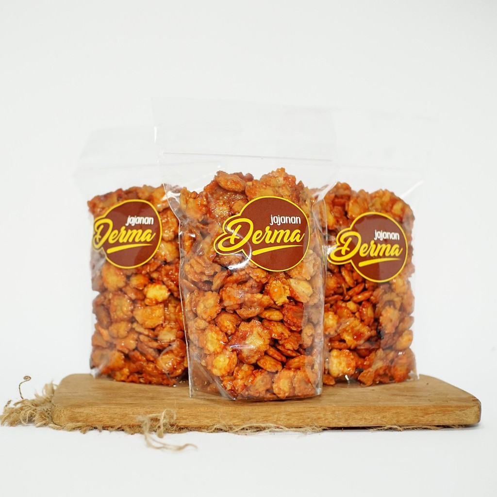 Emping Melinjo Pedas Manis - Emping Melinjo Pedas - Emping Melinjo Matang 150gram