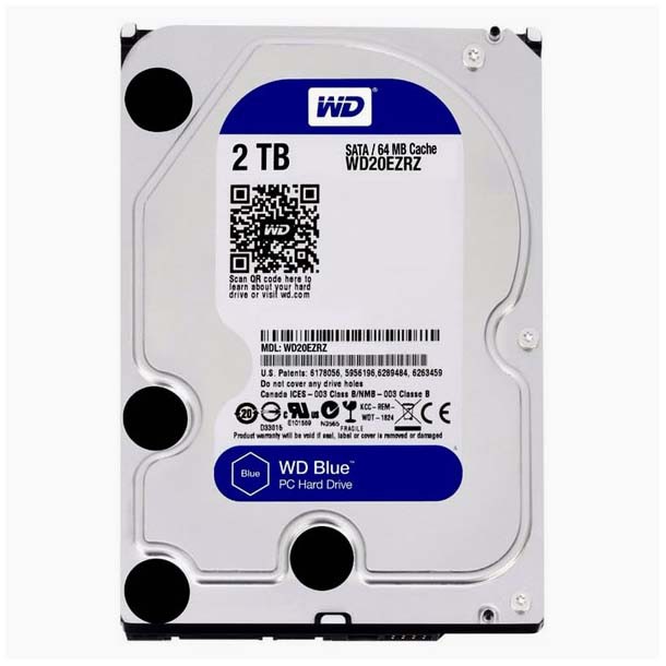 WD CAVIAR BLUE 3.5&quot; 2TB RESMI - HD HDD HARDISK HARDDISK INTERNAL PC